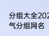 分组大全2022最新版的 高冷二字霸气分组网名