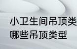 小卫生间吊顶类型有哪些 小卫生间有哪些吊顶类型