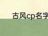 古风cp名字 好听的古风cp名字